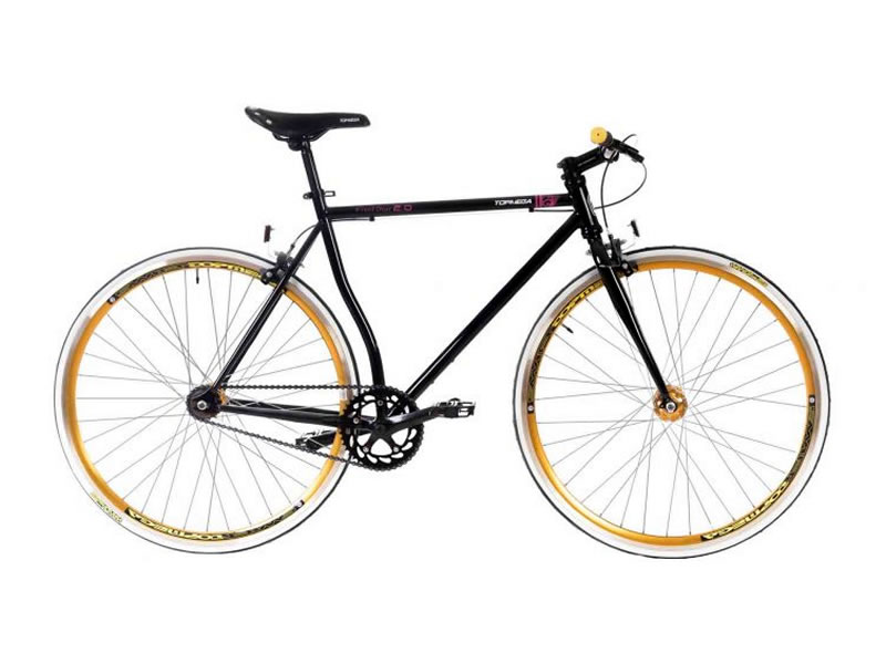 Bicicleta Fixie Rodado 28 Top Mega Media Carrera
