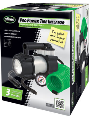 Compresor Portatil 12v Slime Heavy-duty Pro Power Luz 40031