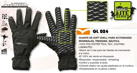 Guantes Térmicos SoftShell Natway GL024