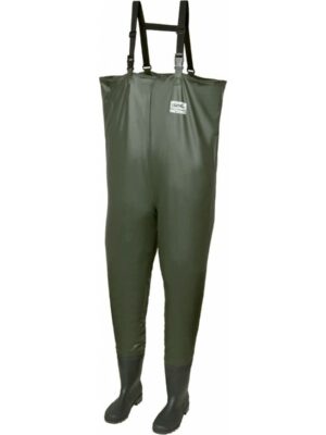 Waders Waterdog Con Botas Y Tiradores Pvc 41 a 46