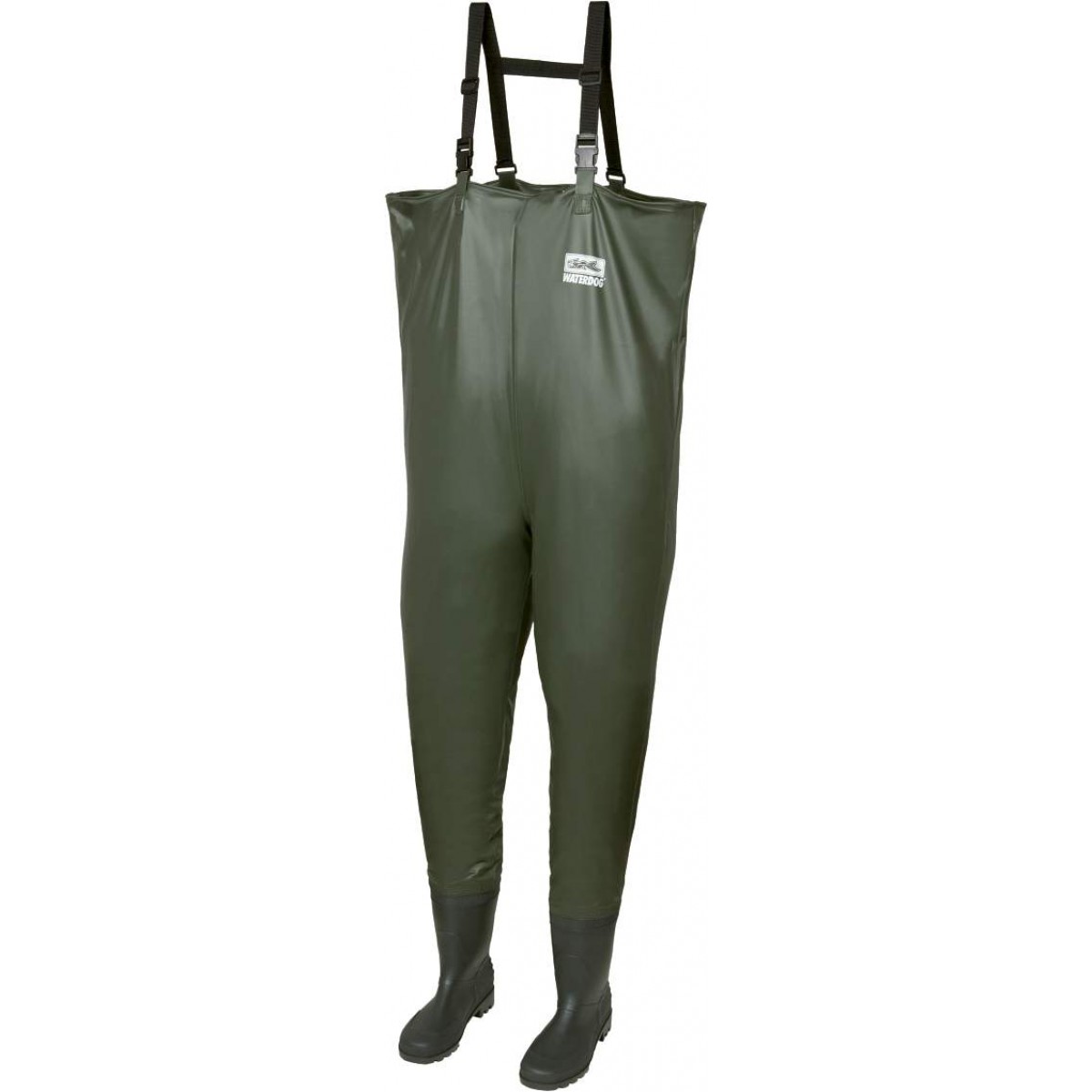 Waders Waterdog Con Botas Y Tiradores Pvc 41 a 46