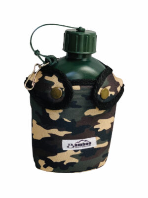 Cantimplora 1 Litro Bamboo Con Funda Camuflada