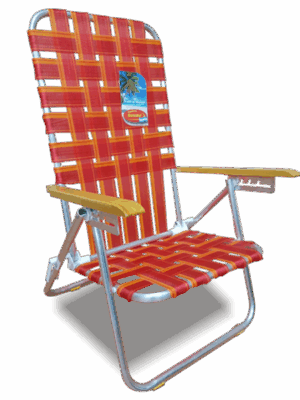 Reposera Baja 5 Posiciones Solcito Aluminio Madera