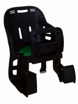 Sillita Para Bebe Pvc Negra Trasera Bruzzoni