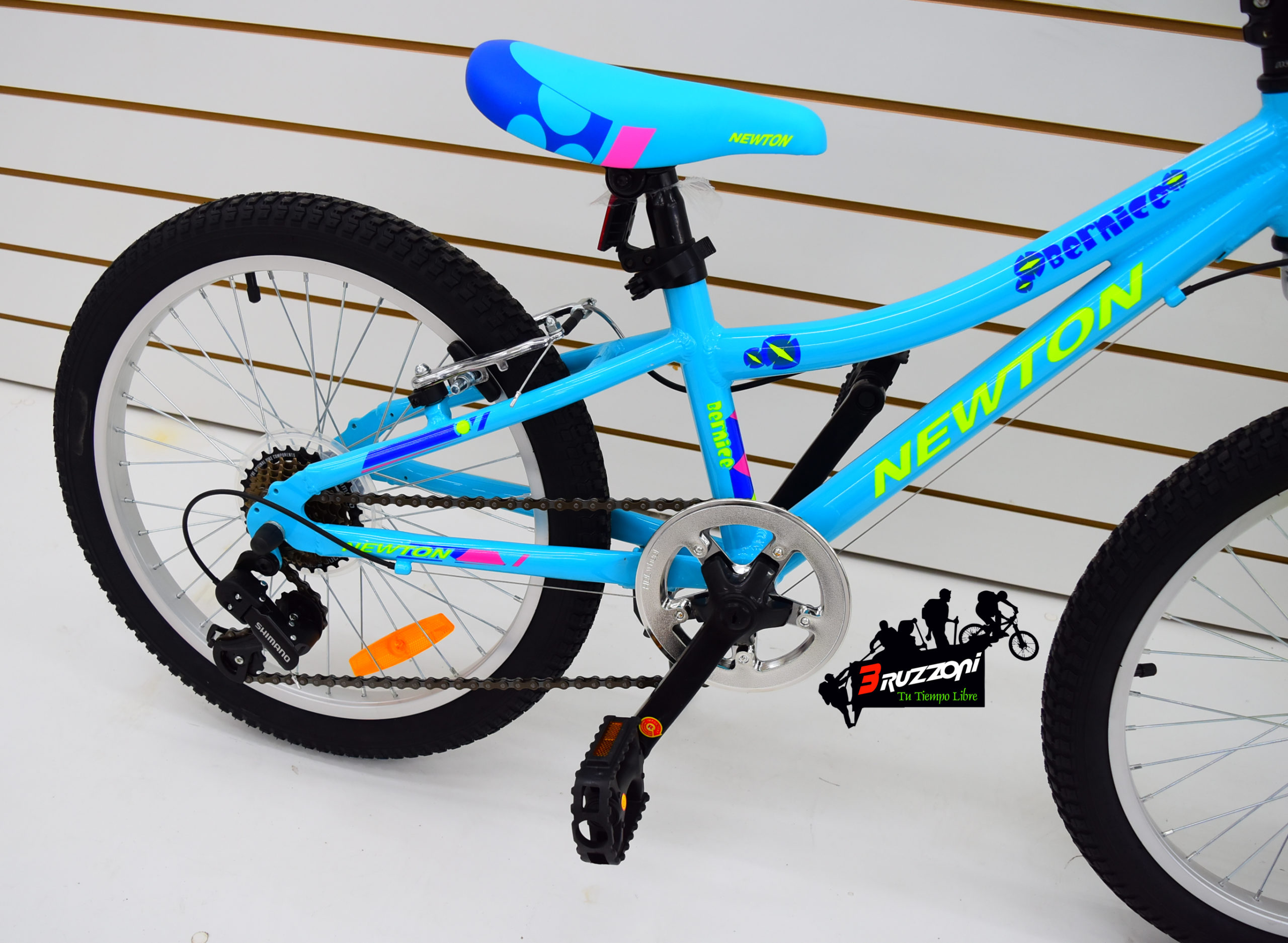 Bicicleta Rodado 20 Newton Bernice 7 Velocidades Suspensión - Imagen 3