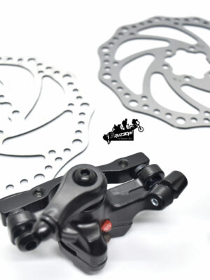 Kit De Frenos A Discos Mecánicos 160mm Para Bicicleta Bruzz
