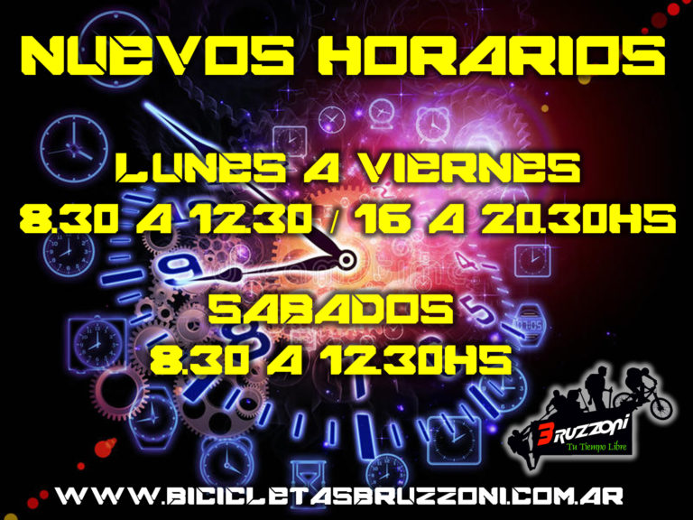 NUEVOS HORARIOS
