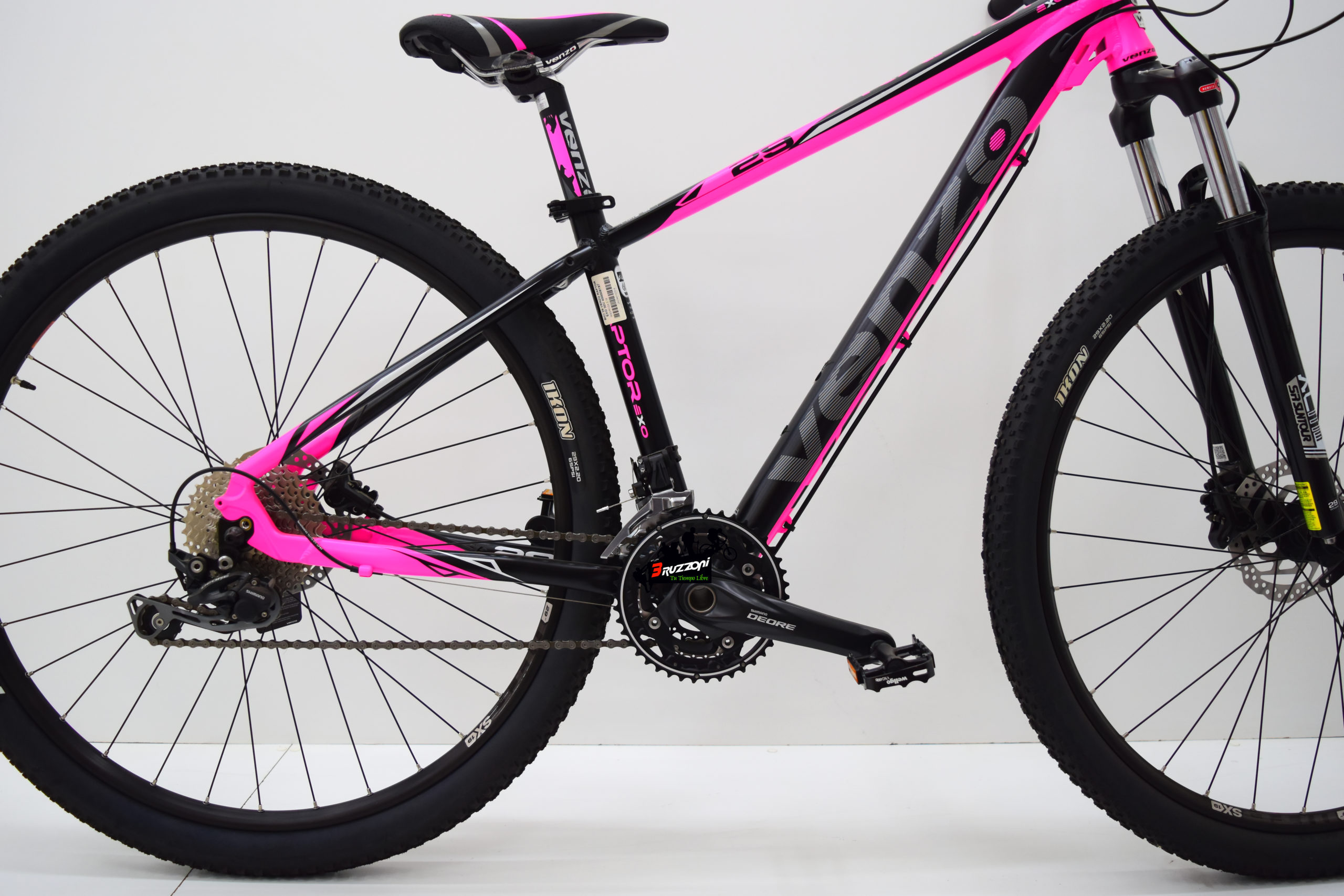Bicicleta Venzo Raptor EXO Rod 29 30 Vel Deore Discos Hidráulicos - Imagen 4