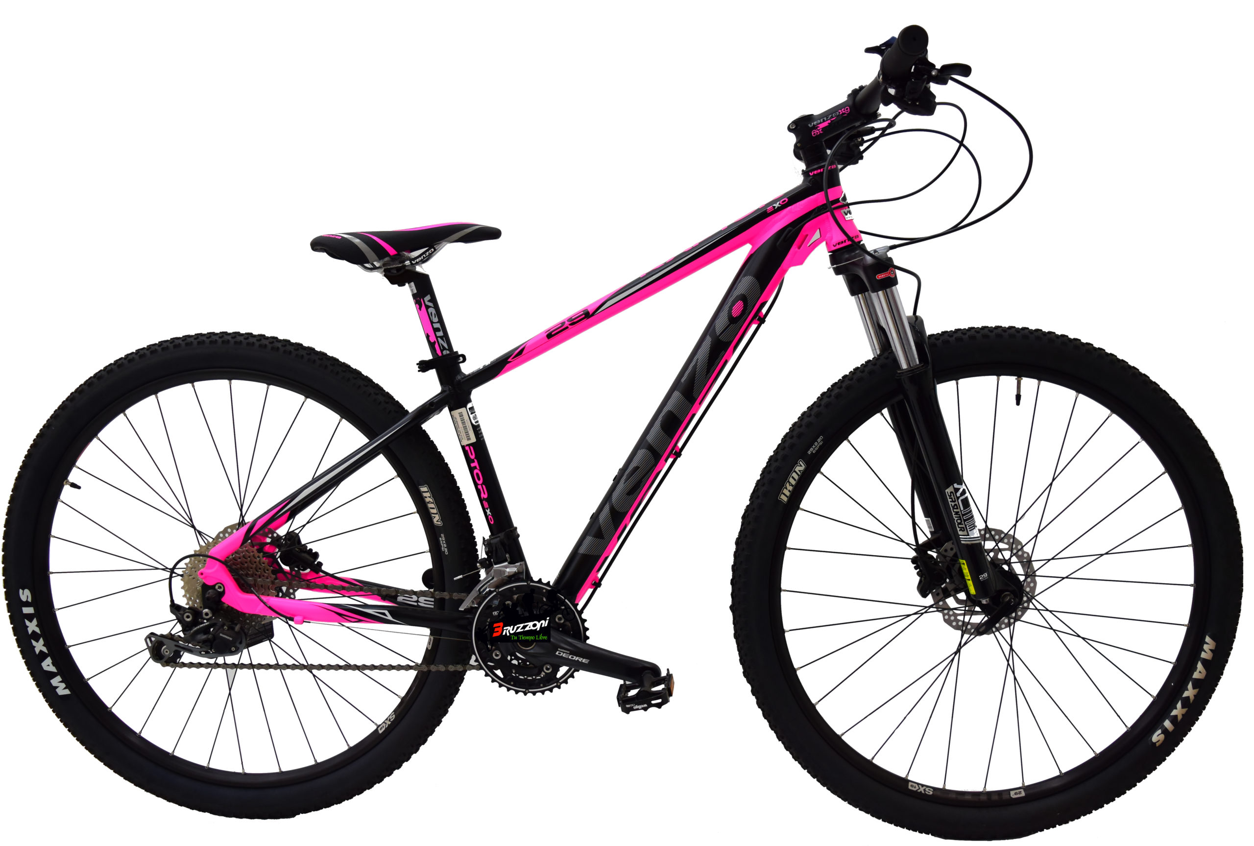 Bicicleta Venzo Raptor EXO Rod 29 30 Vel Deore Discos Hidráulicos