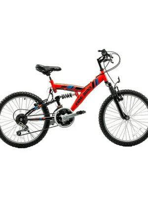 Bicicleta Rodado 20 Doble Suspension Fire Bird 18 Velocidades