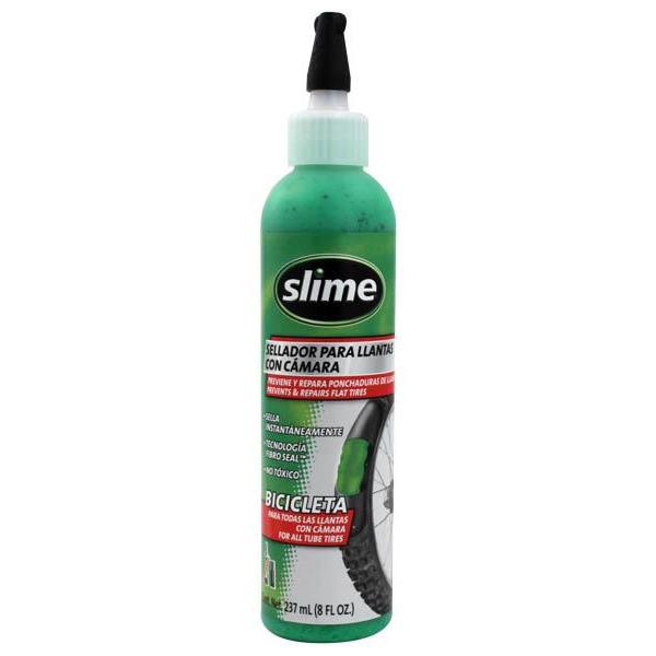 Sellante Antipinchaduras Slime para Bicicleta Neumaticos Camara 8oz