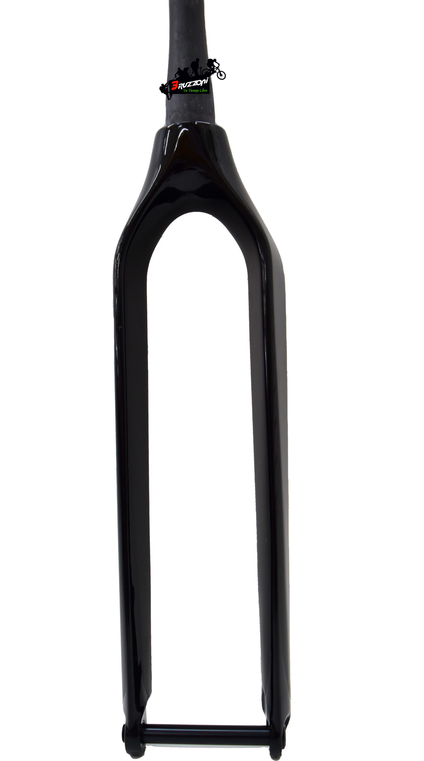 Horquilla Rigida De Carbono Mtb Rodado 29 Negra Eje 15mm