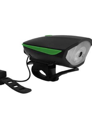 Luz Led Bicicleta Multiuso Con Bocina Recargable Nisuta