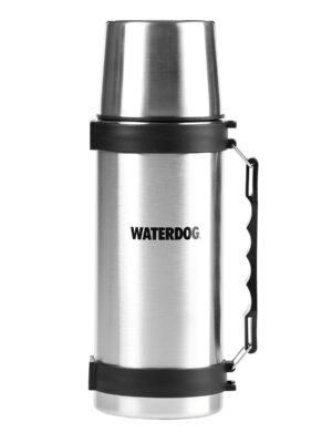 Termo Waterdog Ta 1000 Cc De Acero Inoxidable 1l Plateado