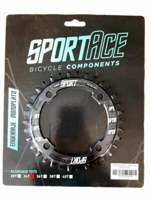 Engranaje Monoplato Sportace 104 Bcd 34t Para Shimano