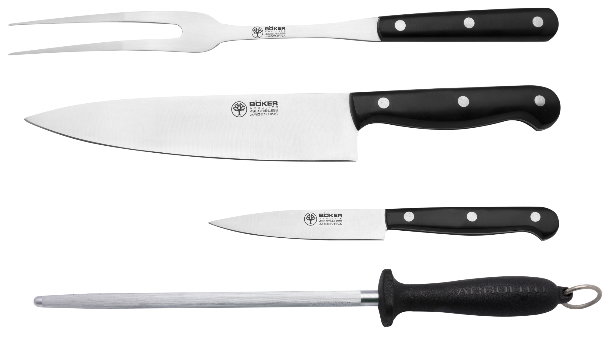 Set Parrilla Böker Arbolito Martín Fierro 8398pp