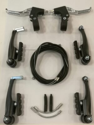 Set De Frenos V-brake Aluminio Para Bicicleta Adultos