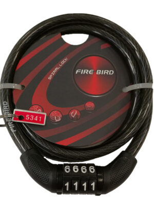 Cerrojo Linga Con Codigo Para Bicicleta Fire Bird 8 x 1000mm