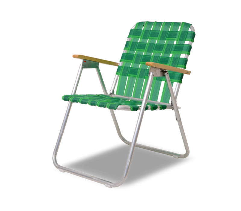 Sillon Reposera De Aluminio Solcito Apoya Brazo Madera