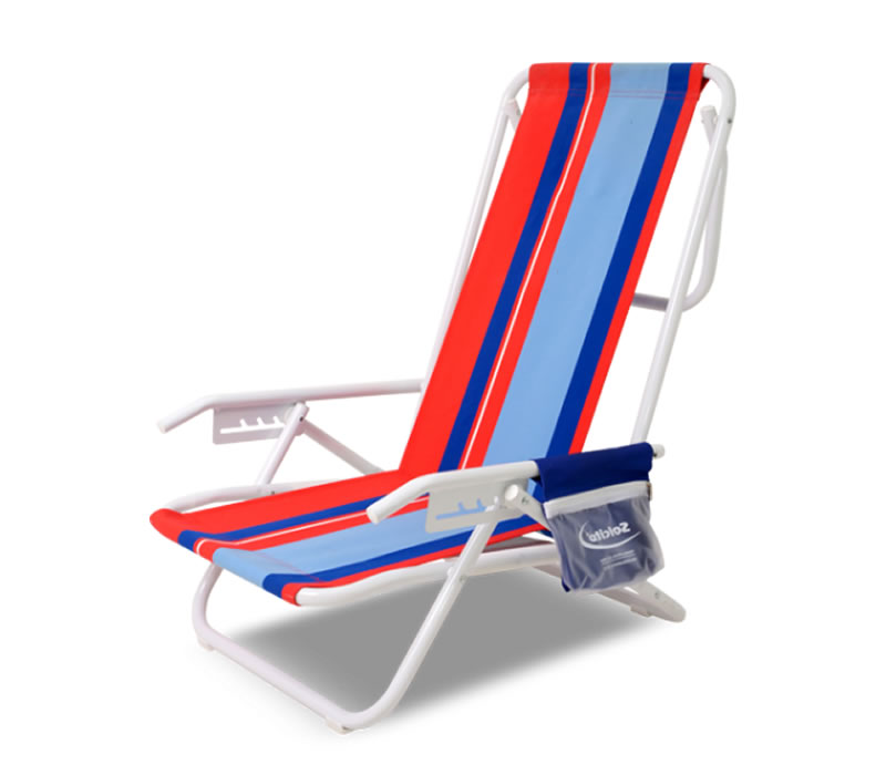 Sillon Reposera Solcito 5 Posiciones Tela Acrílica