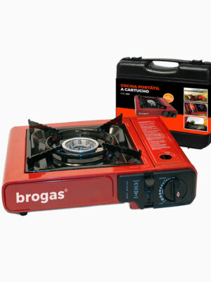 Anafe Portátil Valija Brogas 1 Hornalla Encendido Eléctrico