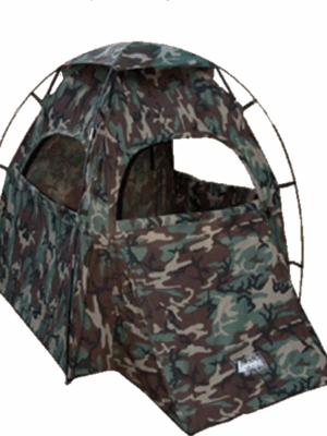 Apostadero De Caza Camuflado Con Avance 150x150+75x160 Cm.