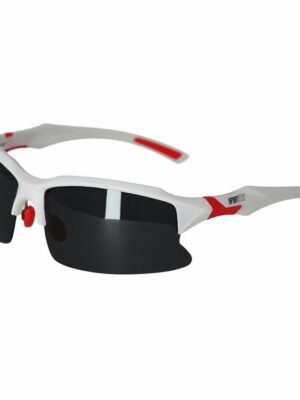 Lentes Ciclismo Sa-108 Sportace Negro Con Marco Blanco/rojo