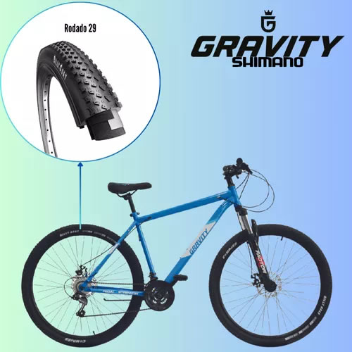 Bicicleta Gravity Lowrider Rodado 29 21 Vel Frenos A Discos - Imagen 3