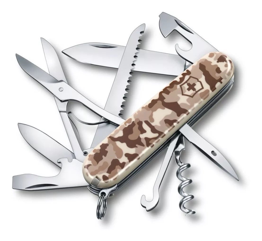 Cortapluma Victorinox Huntsman 1.3713.941 Color Camo Con 15 Usos