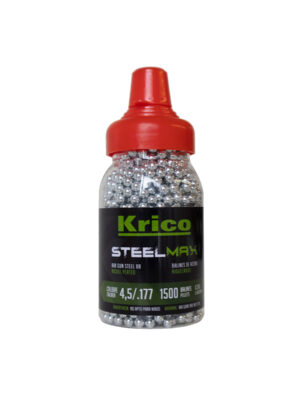 Botella (x1500) Balines Krico C.177 Steelm 4.5mm